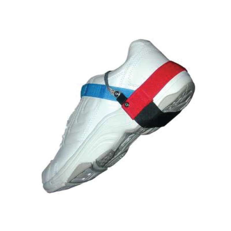 Heel Grounder, 35mm, Red, Hook and Loop, 1Meg