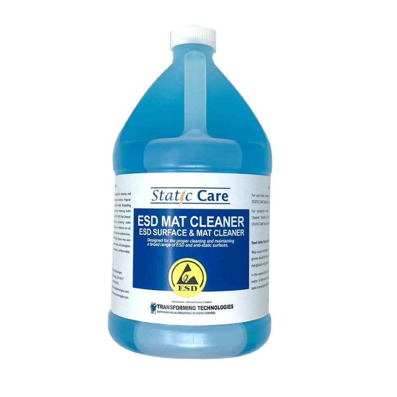 Static-Care, Anti-Static Cleaner for Mats, Hard Surfaces & Glass, ESD, 1 Gallon Bottle