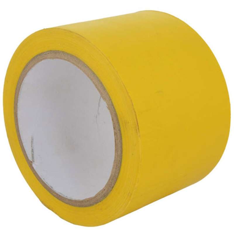 Floor Tape, 3"x36 Yds, 3" Core, 6 mil, Yellow
