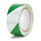 Floor Tape, 2"x36 Yds, 3" Core 6mil Grn/Wht Vinyl redirect to product page