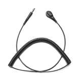 Straight Coil Cords, Series Premium, 20ft, 4mm, Snap, Black redirect to product page