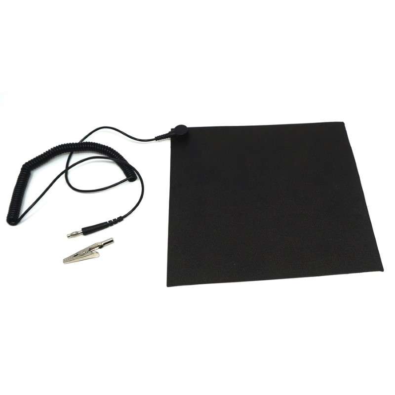 Mouse Pad, 7.5in x 7.5in with Ground Cord, ESD-Safe