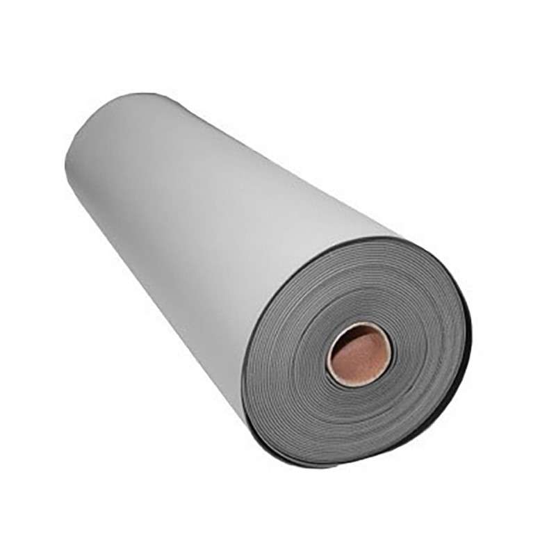 Rubber Table Mat, Gray, 24in x 40ft x .080in, Roll