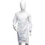 Cleanroom Frock, White, Medium, ESD-Safe redirect to product page