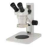 S-Z Series Binocular Microscope 20mm, Non-Illuminated Plain Stand, LED-ECO Ring Light redirect to product page