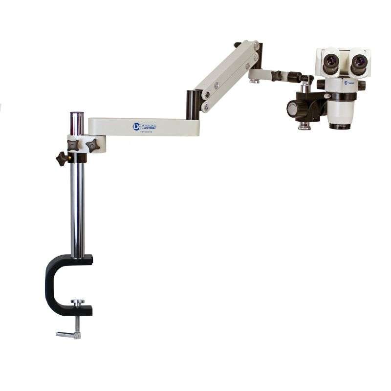 S-Z Series Binocular Ergo Microscope, 24mm, Articulating Arm with Vertical Extension