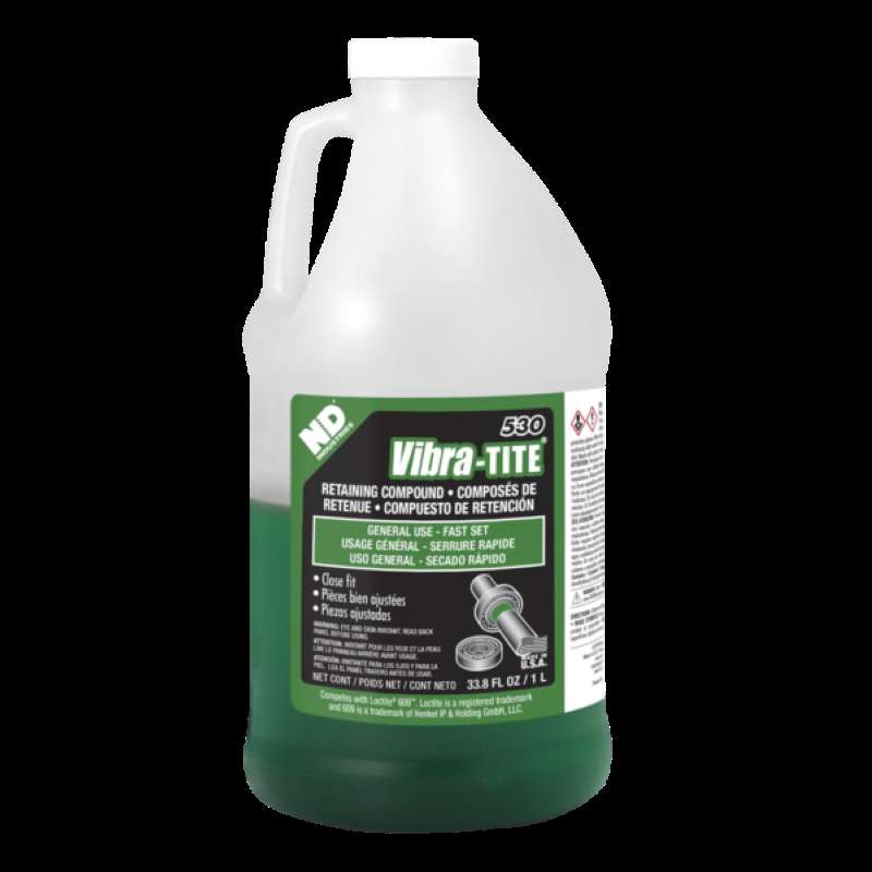 Vibra-Tite™, Retaining Compounds, General Purpose, Green, 1 Liter