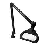 Bench Magnifier, 3.5 Diopter, ESD, Wave LED CCT, w/Edge Clamp, Black redirect to product page