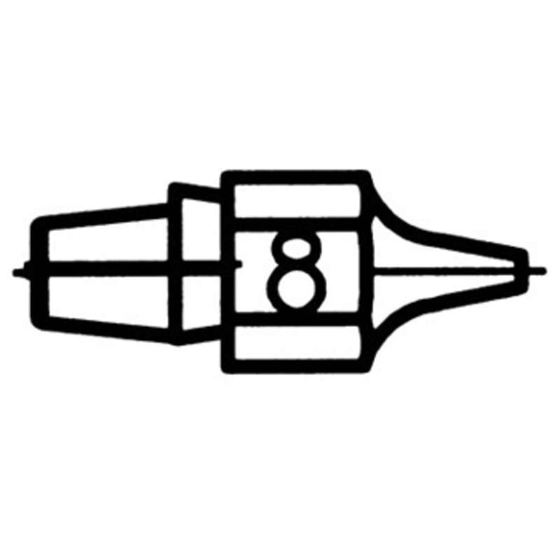 DX118 Threadless Eccentric Tiplet for DXV80 and DSV80 Desoldering Irons, 1.5mm