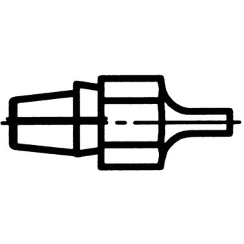 DX120 Threadless Eccentric Tiplet for DXV80 and DSV80 Desoldering Irons, 2.49mm