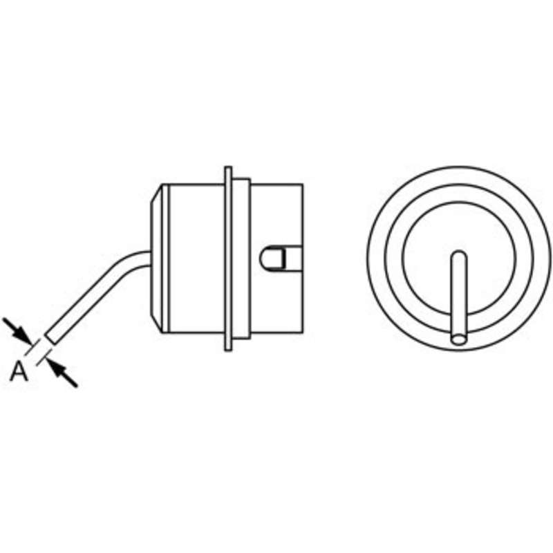 Interchangeable Hot Air Round Bent Nozzle for WHA900 and WHA3000P Stations,1.5mm