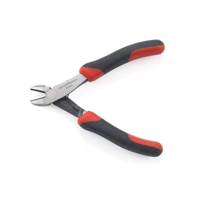Cutting Pliers, Diagonal, Mini, Flush Cut, 0.51" Capacity, 4.5" OAL, Alloy Steel