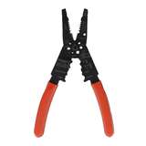 Wire Stripper and Crimper, 8" OAL, 10- 22 AWG, Alloy Steel, Plastic Dipped Handle redirect to product page