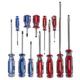 Screwdriver Set, Phillips and Slotted, 12 Pieces redirect to product page
