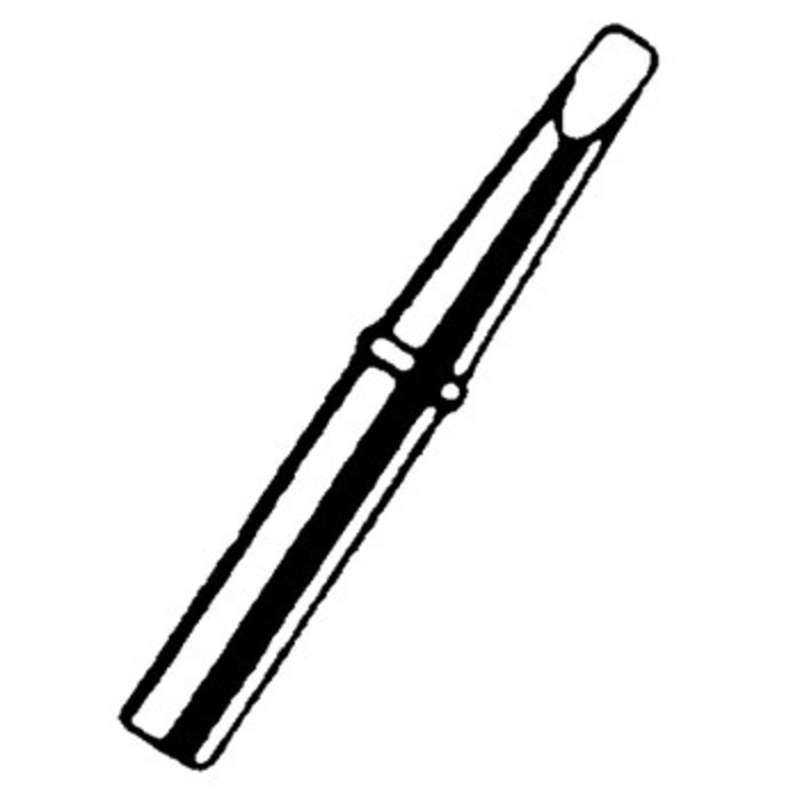 Screwdriver Solder Tip, CT6 Series for W100PG and W100P3 Irons, 700°F, .250"