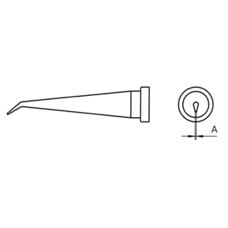 LT Series Bent Conical Solder Tip for WSP80 Iron, .980" x .008"