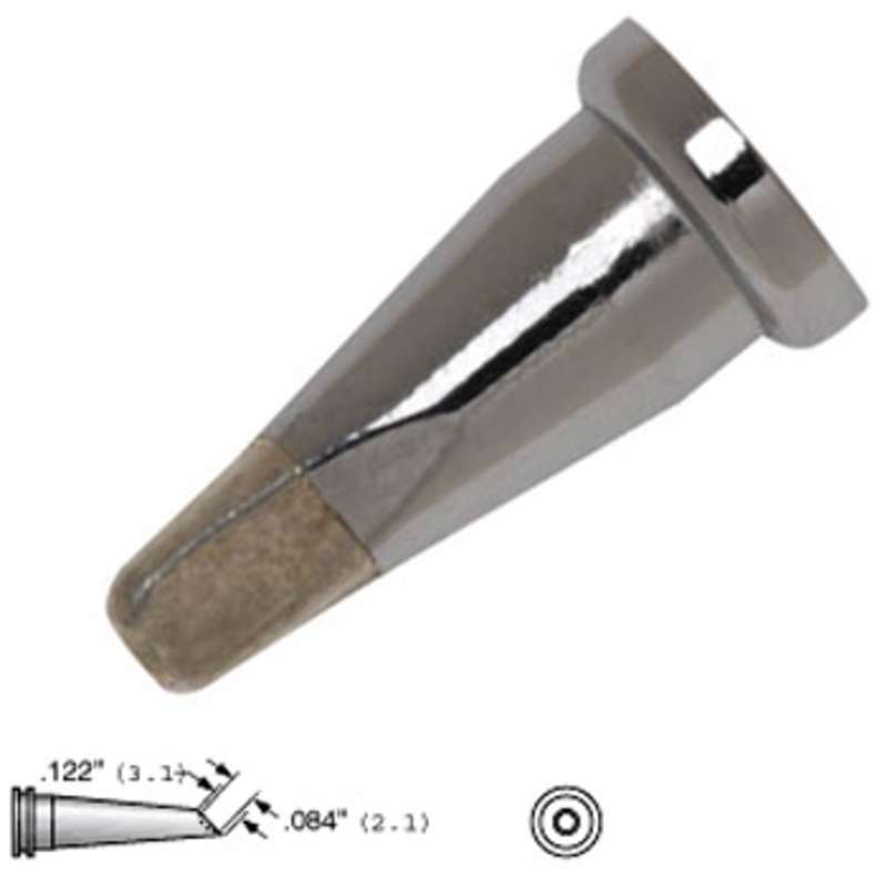LT Series GW1 Gull Wing Solder Tip for WSP80 Iron, .126" x .091"