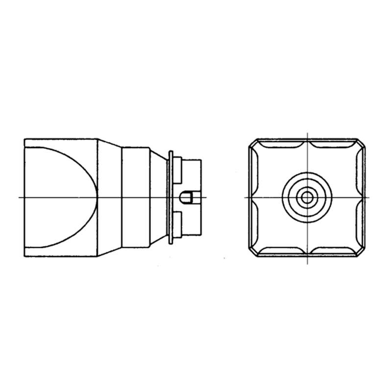 NQ35 4-Sides Heated Nozzle 20.5 x 20.5mm for HAP2 and HAP3 Hot Air Irons