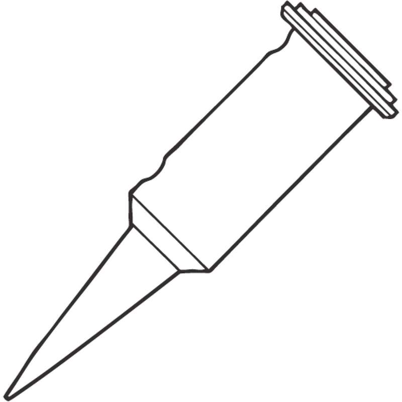 Double Flat Hobbyist Soldering Tip .031" for PSI100 Portasol Iron