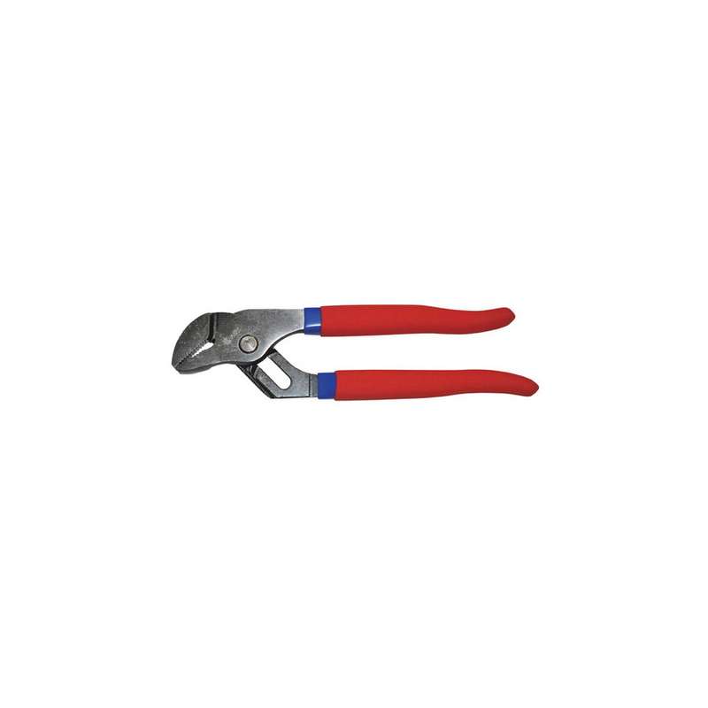 Pump Plier, Tongue and Groove, Dipped Handle, 1-1/8in Straight Jaw, 7in OAL