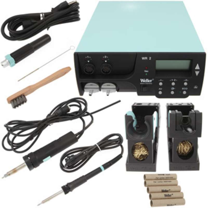 Digital Self-Contained Dual Channel Rework Station with DXV80 Desoldering Pencil