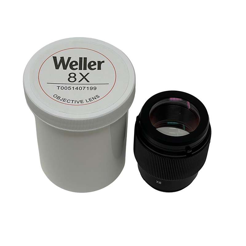 Microscope Lens, 8X, Standard, Prisma, 2.30" Working Distance