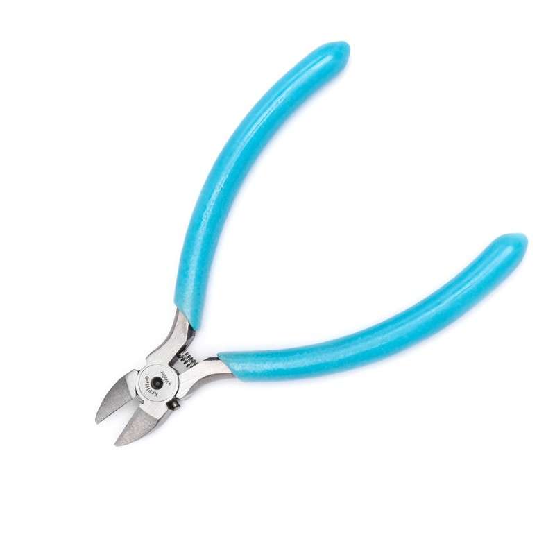 ESD-Safe Tapered Head Flush Cutters with Cushion Grip Handles, 4" Long