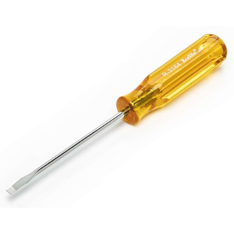 Slotted Regular Style Screwdriver 3/16 x 7-5/8" Long