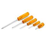 Phillips™ Screwdriver Set, Round Blade with Amber Handle in Vinyl Pouch, 5pc redirect to product page