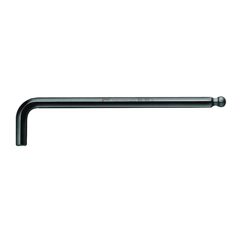 Hex Plus Metric Ball End Long Arm L-Key with BlackLaser® Surface, 12.0mm x 10" Long