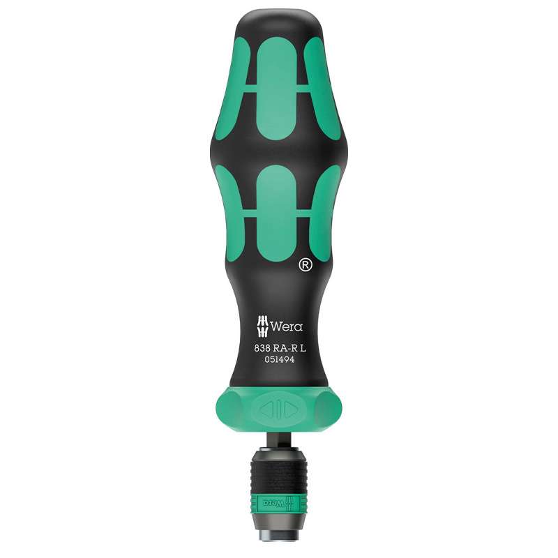 838 RA-R L Bitholding Screwdriver with Ratchet Functionality, 1/4"