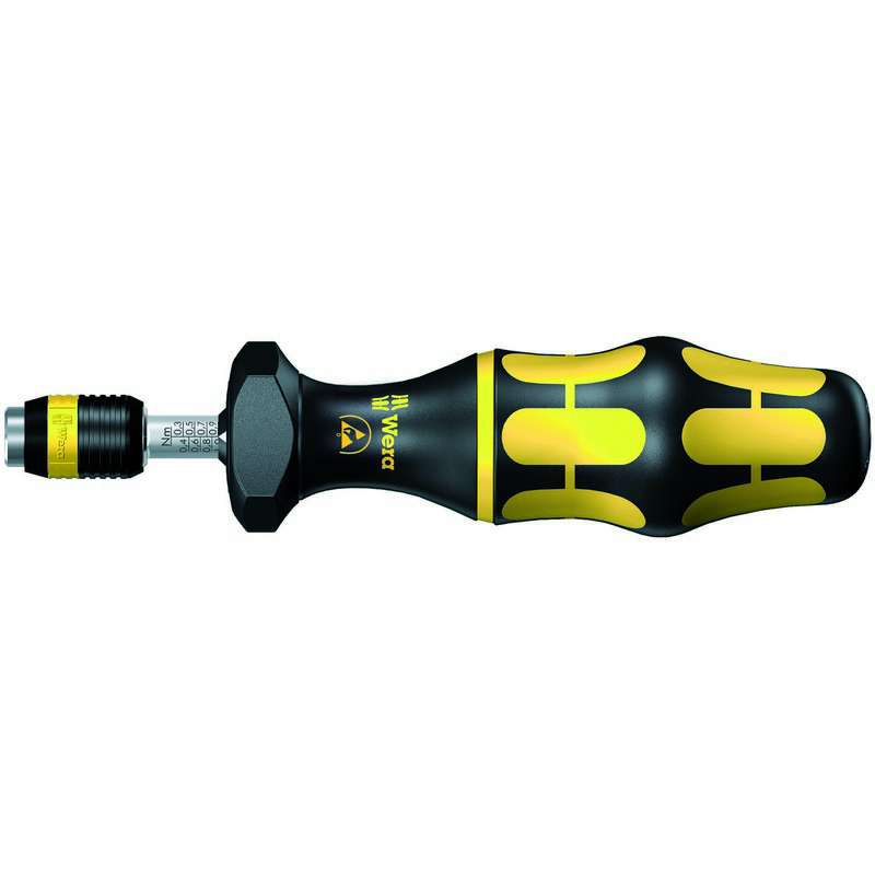 ESD Kraftform Kompakt® 11 Bit Holding Screwdriver and Bit Set with Rapidaptor, 11-29 In/Lb, 10 Pieces