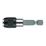 Universal Bit Holder for 1/4" Hex Bits with Magnet and Quick Release Chuck, 2" Long redirect to product page