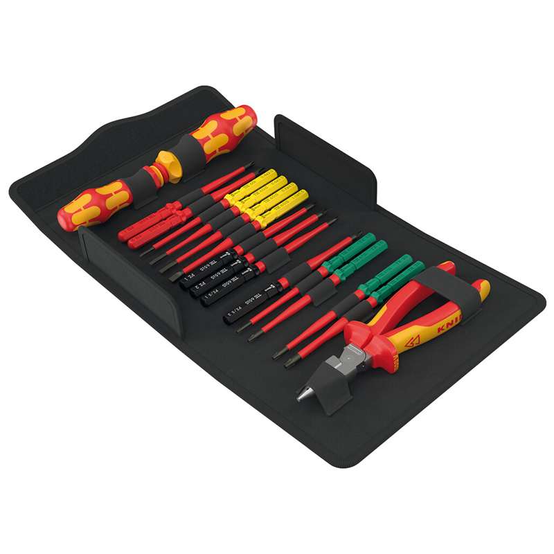 Kompakt VDE 17 Extra Slim 2 Tool Finder, Insulated, 17 pieces