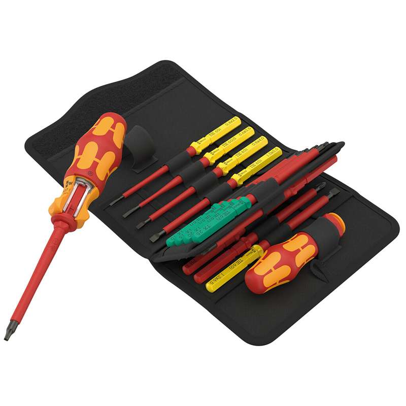 Kompakt VDE 17 RA Imperial, 157 mm Length, Folding Pouch, 17 pcs.