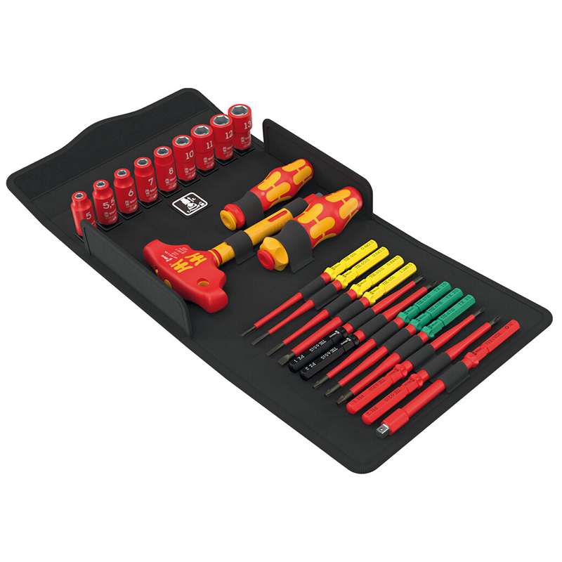 Allrounder Set 1, Kompakt VDE 24, Incl VDE-Insulated T-Handle, 25 pcs.