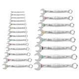 Combination Wrench Set, Joker, Open End Geometry, 15deg Crank, 22 pcs. redirect to product page