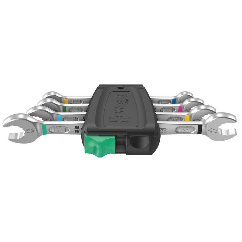 Double Open-Ended Wrench Set, Joker, Combination Wrenches, 4 pcs.