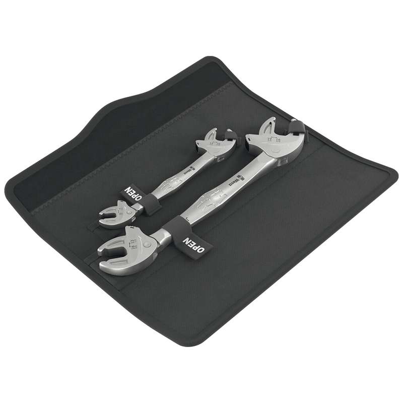 Self-Setting Double Spanner Set, Joker, Self Adjusting, 2 pcs.