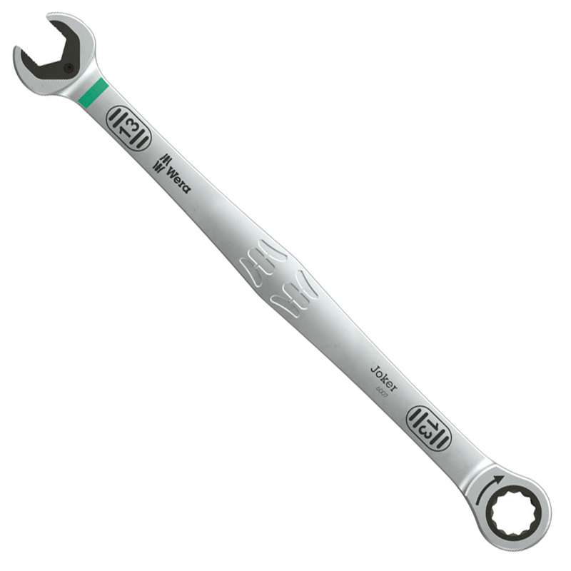 SB Ring Ratchet Spanner, Joker, Wrench 13x8x29.4x245mm, Ratchet 8.6x26mm
