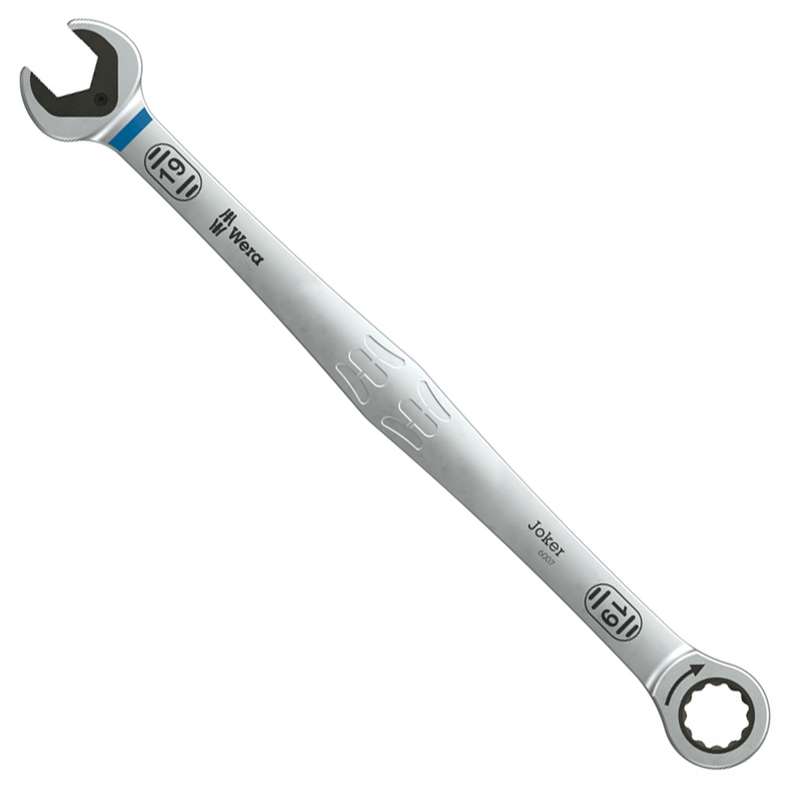 SB Ring Ratchet Spanner, Joker, Wrench 19x14x43x334mm, Ratchet 11x36mm