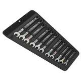 Ratchet Combination Wrench Set, 6003 Joker, 15deg Crank, 8 - 230mm, 11 Pieces redirect to product page