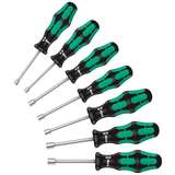Nutdriver Set, 395 HO/7 SM, Kraftform Handle, Anti-Roll, Chrome-Plated, 7 Pieces redirect to product page