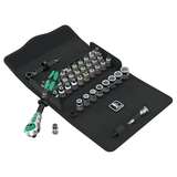 All-In Zyklop Speed Ratchet Set, 1/4" Drive, with Holding Function, Metric, 42 Pieces. redirect to product page