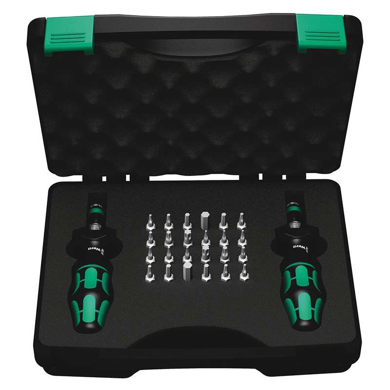 Kraftform Torque Screwdriver Set, 26 Pieces, with Hex-Plus, TORX and TORX PLUS Bits