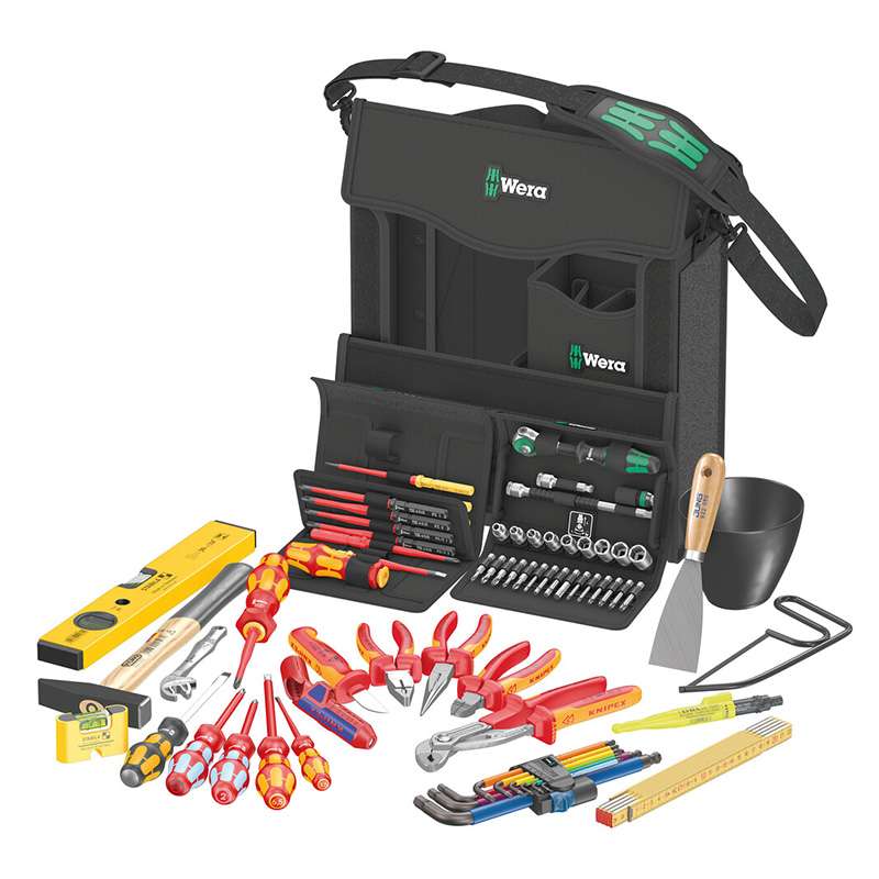 Tool Set for Electricians, 73 Pieces, Incl. 2go 2 Tool Container