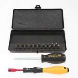 ESD-Safe Torque Vario®-S Set with 5-10 in-lbs Adjustable Torque Handle, 24 Pieces redirect to product page