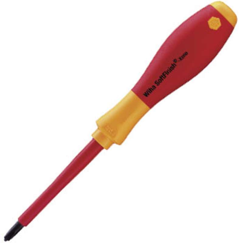 Insulated Terminal Block Slotted/Phillips #2 Combo Screwdriver with Ergo Cushion Grip Handle, 8-1/2" Long