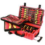 Insulated 1000V Tool Set in Tool Box, 80 Pieces redirect to product page