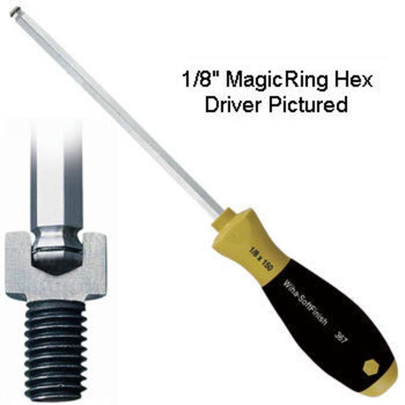 MagicRing Hex Driver Inch 5/16 Ball End